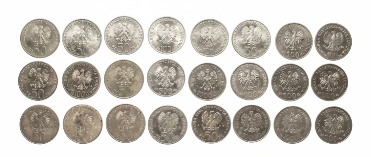 ZESTAW MONET MIX 50-10000 ZŁOTYCH PRL (NR 22)