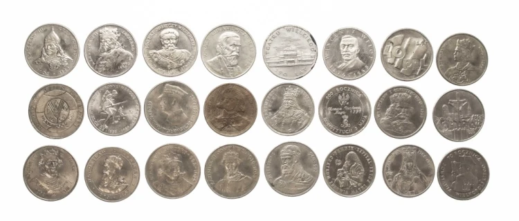 ZESTAW MONET MIX 50-10000 ZŁOTYCH PRL (NR 21)