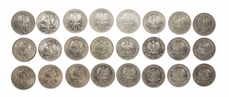 ZESTAW MONET MIX 50-10000 ZŁOTYCH PRL (NR 21)