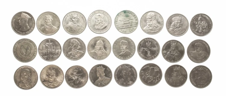 ZESTAW MONET MIX 50-10000 ZŁOTYCH PRL (NR 20)