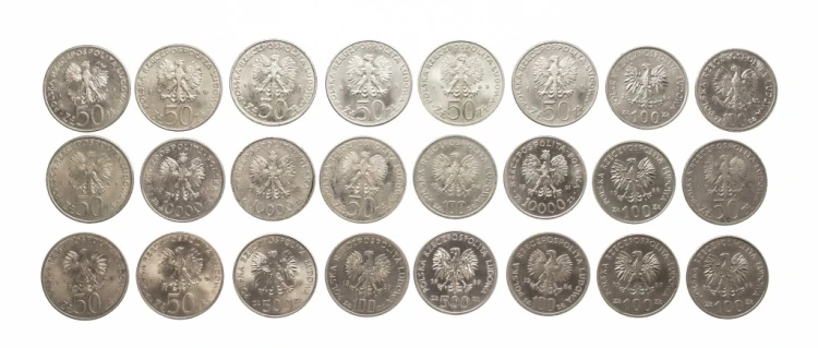 ZESTAW MONET MIX 50-10000 ZŁOTYCH PRL (NR 20)
