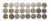 ZESTAW MONET MIX 50-10000 ZŁOTYCH PRL (NR 19)