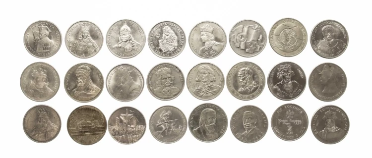 ZESTAW MONET MIX 50-10000 ZŁOTYCH PRL (NR 19)