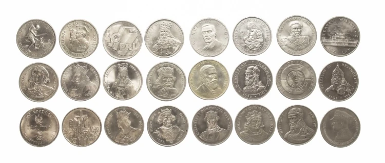 ZESTAW MONET MIX 50-10000 ZŁOTYCH PRL (NR 18)