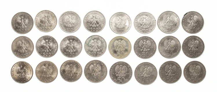 ZESTAW MONET MIX 50-10000 ZŁOTYCH PRL (NR 18)