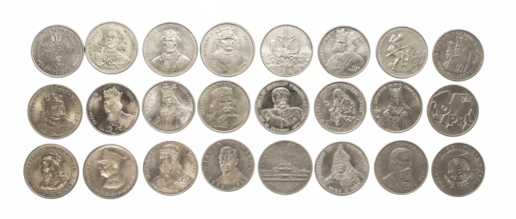 ZESTAW MONET MIX 50-10000 ZŁOTYCH PRL (NR 17)