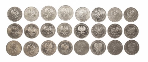 ZESTAW MONET MIX 50-10000 ZŁOTYCH PRL (NR 17)