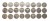 ZESTAW MONET MIX 50-10000 ZŁOTYCH PRL (NR 17)