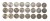 ZESTAW MONET MIX 50-10000 ZŁOTYCH PRL (NR 16)