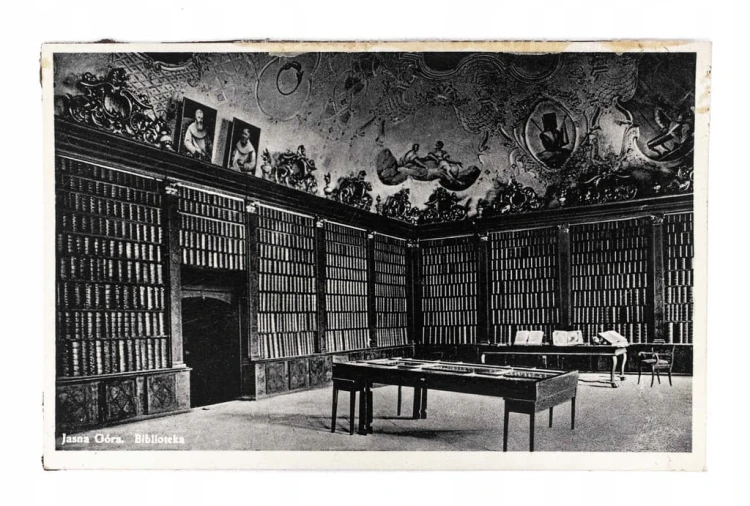 CZĘSTOCHOWA - JASNA GÓRA, BIBLIOTEKA II RP