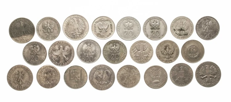 ZESTAW MONET MIX 10-20 ZŁOTYCH PRL (NR 12)