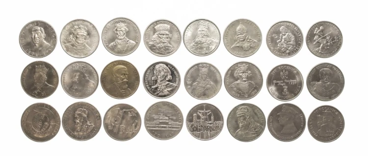 ZESTAW MONET MIX 50-10000 ZŁOTYCH PRL (NR 35)