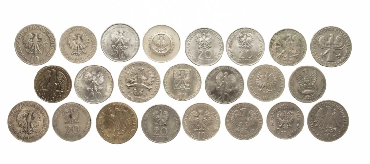 ZESTAW MONET MIX 10-20 ZŁOTYCH PRL (NR 10)