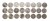 ZESTAW MONET MIX 50-10000 ZŁOTYCH PRL (NR 34)