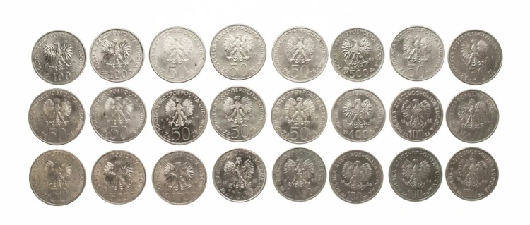 ZESTAW MONET MIX 50-10000 ZŁOTYCH PRL (NR 34)