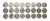 ZESTAW MONET MIX 50-10000 ZŁOTYCH PRL (NR 33)