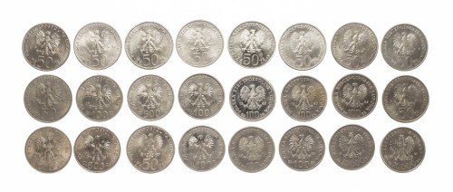 ZESTAW MONET MIX 50-10000 ZŁOTYCH PRL (NR 33)
