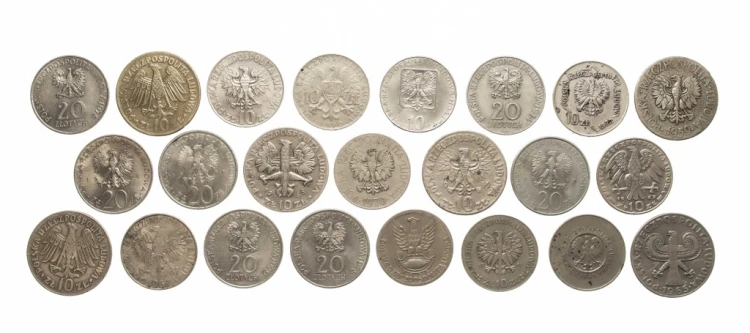 ZESTAW MONET MIX 10-20 ZŁOTYCH PRL (NR 8)