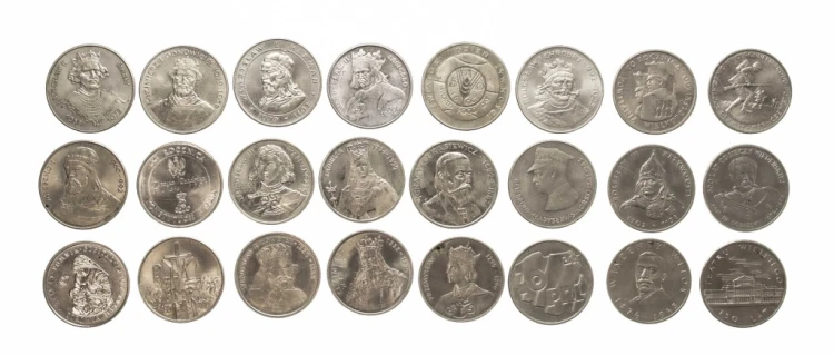 ZESTAW MONET MIX 50-10000 ZŁOTYCH PRL (NR 32)
