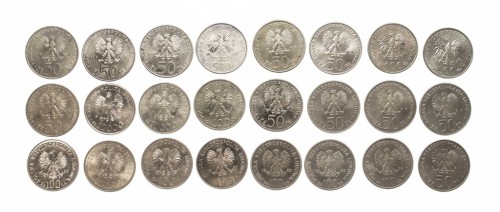 ZESTAW MONET MIX 50-10000 ZŁOTYCH PRL (NR 32)