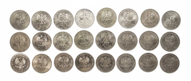 ZESTAW MONET MIX 50-10000 ZŁOTYCH PRL (NR 32)