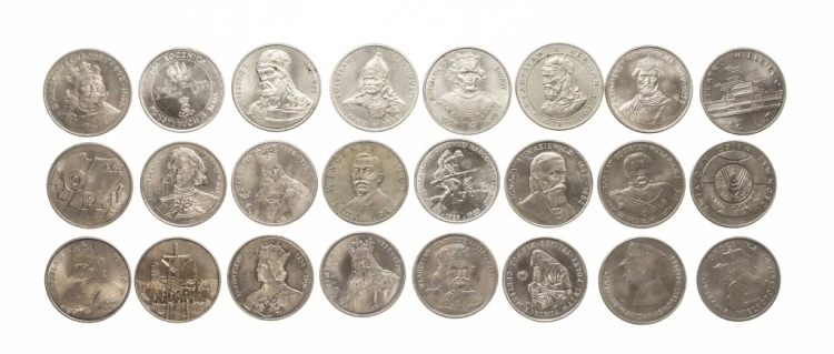ZESTAW MONET MIX 50-10000 ZŁOTYCH PRL (NR 31)