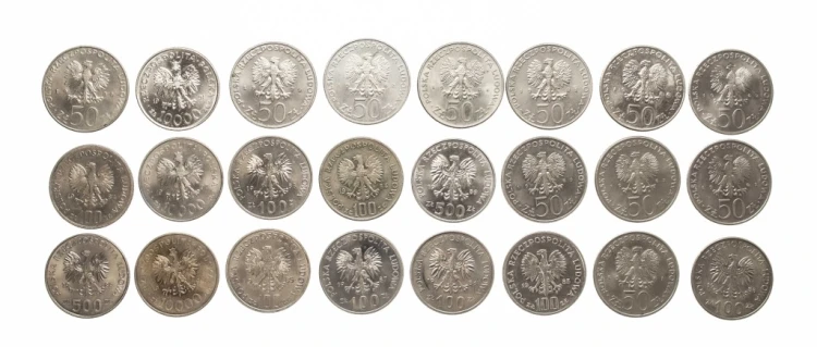 ZESTAW MONET MIX 50-10000 ZŁOTYCH PRL (NR 31)