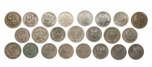 ZESTAW MONET MIX 10-20 ZŁOTYCH PRL (NR 6)