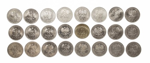 ZESTAW MONET MIX 50-10000 ZŁOTYCH PRL (NR 30)