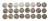ZESTAW MONET MIX 50-10000 ZŁOTYCH PRL (NR 30)