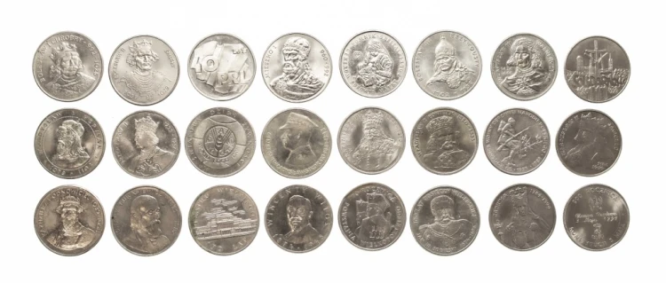 ZESTAW MONET MIX 50-10000 ZŁOTYCH PRL (NR 29)