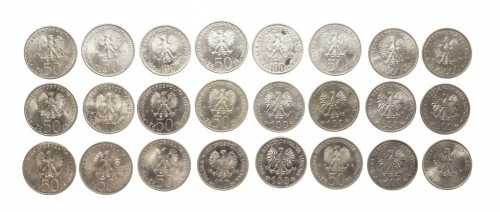 ZESTAW MONET MIX 50-10000 ZŁOTYCH PRL (NR 29)