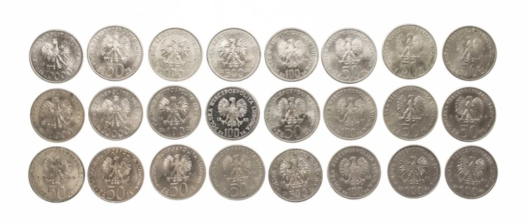 ZESTAW MONET MIX 50-10000 ZŁOTYCH PRL (NR 28)