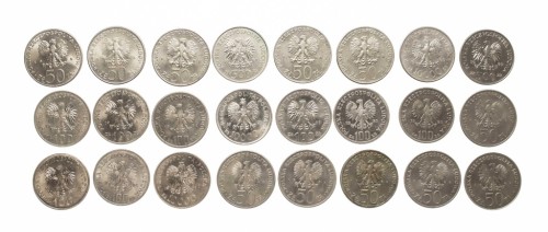 ZESTAW MONET MIX 50-10000 ZŁOTYCH PRL (NR 27)