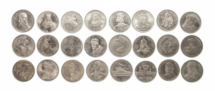 ZESTAW MONET MIX 50-10000 ZŁOTYCH PRL (NR 26)