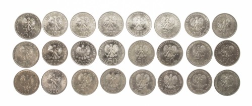 ZESTAW MONET MIX 50-10000 ZŁOTYCH PRL (NR 26)