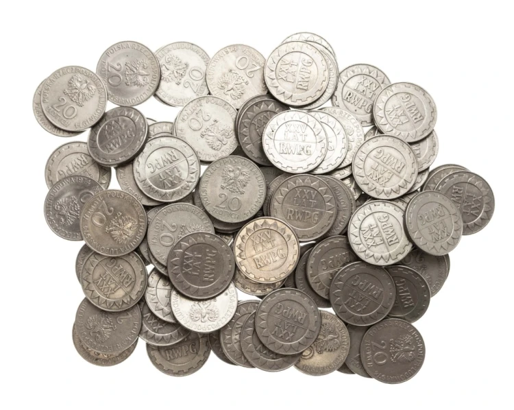 ZESTAW MONET 20 ZŁOTYCH 1974 - XXV LAT RWPG (100 sztuk)