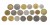ZESTAW MONET OBIEGOWYCH - WŁOCHY I GRECJA (NR 1)