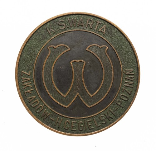 MEDAL 75 LAT KS WARTA POZNAŃ, HCP CEGIELSKI POZNAŃ 1987