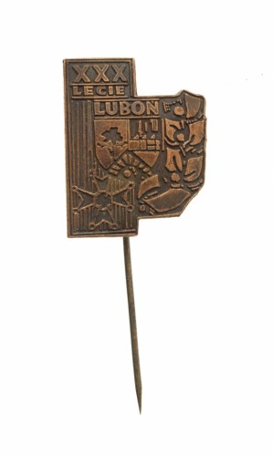 ODZNAKA 30 LAT MIASTA LUBOŃ 1984