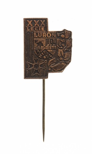 ODZNAKA 30 LAT MIASTA LUBOŃ 1984