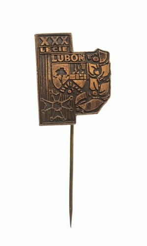 ODZNAKA 30 LAT MIASTA LUBOŃ 1984