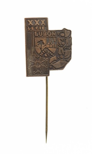 ODZNAKA 30 LAT MIASTA LUBOŃ 1984