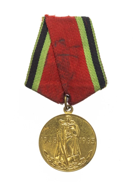 ROSJA, ZSRR, MEDAL 20 ROCZNICA ZWYCIĘSTWA W WOJNIE OJCZYŹNIANEJ 1965