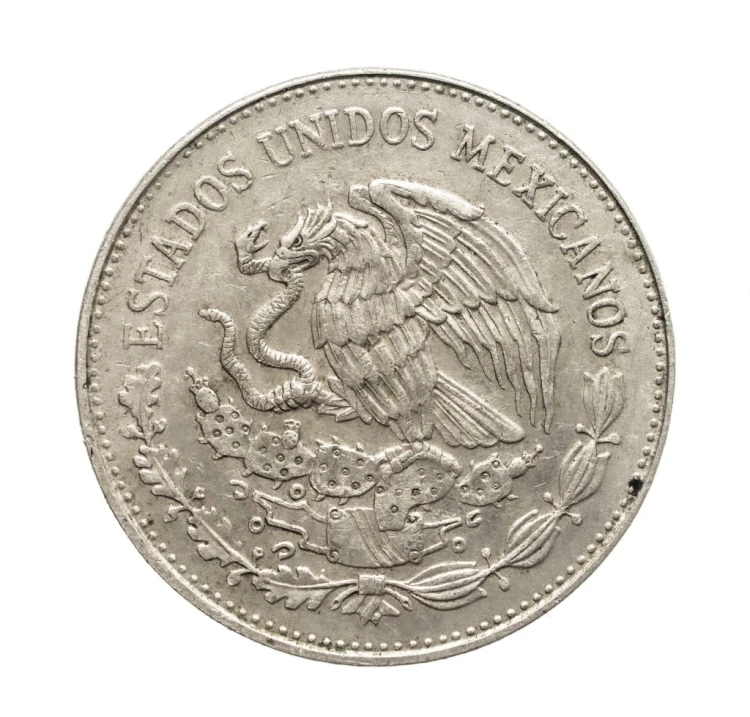 Meksyk, 20 peso, Mezoamerykański gracz w piłkę, 1980 rok.