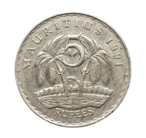 Mauritius, 5 rupii Seewoosagur Ramgoolam, 1991 rok.