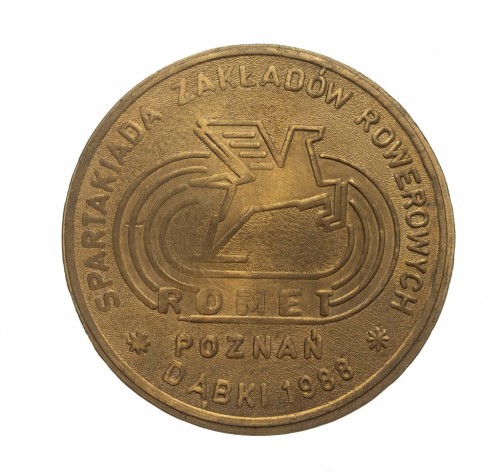 MEDAL SPARTAKIADA ZAKŁADÓW ROMET POZNAŃ, DĄBKI 1988