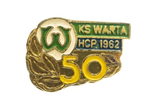 ODZNAKA HCP CEGIELSKI POZNAŃ, 50 LAT KLUBU WARTA POZNAŃ 1962