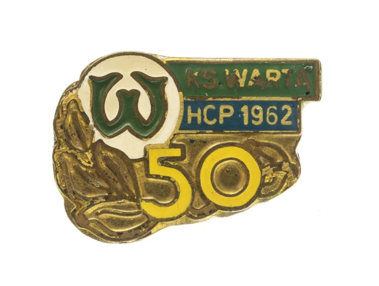 ODZNAKA HCP CEGIELSKI POZNAŃ, 50 LAT KLUBU WARTA POZNAŃ 1962