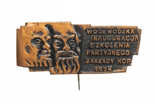 ODZNAKA INAUGURACJA SZKOLENIA PARTYJNEGO, HCP CEGIELSKI POZNAŃ 1974